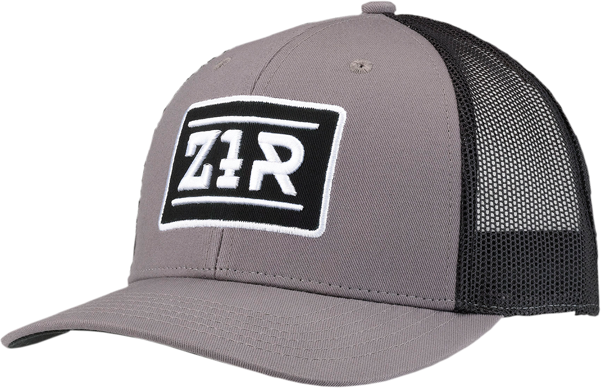 Z1R Trucker Snapback Hat - Gray/Black 2501-3669