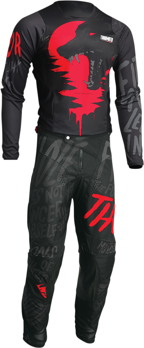 THOR Pulse Counting Sheep Pants - Black/Red - 30 2901-9499