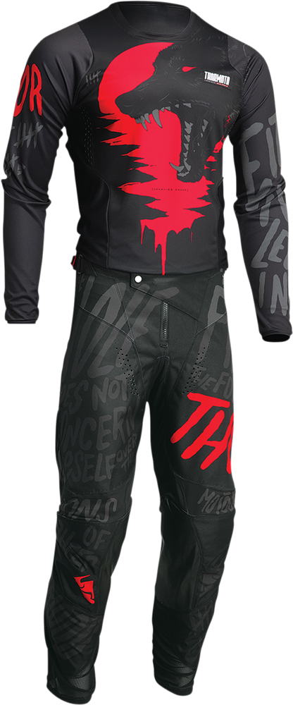 THOR Pulse Counting Sheep Pants - Black/Red - 30 2901-9499