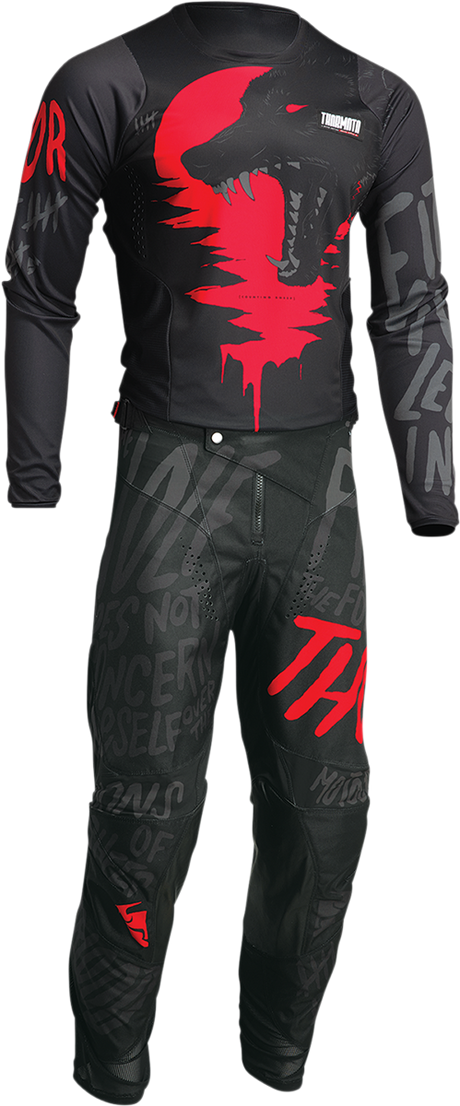 THOR Pulse Counting Sheep Pants - Black/Red - 30 2901-9499