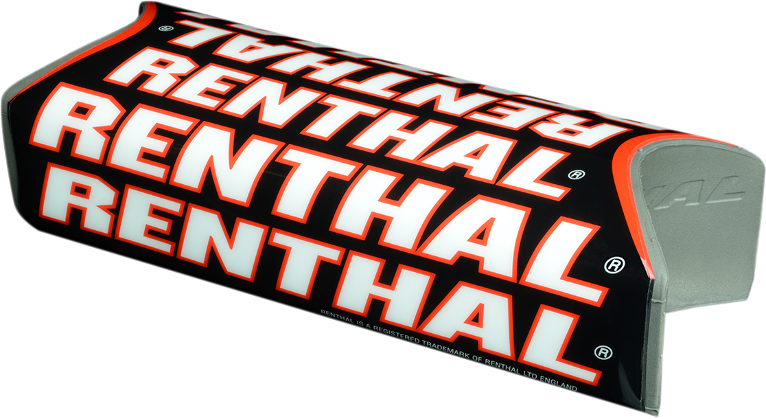 Protector de manillar RENTHAL - Fatbar™ - Team Issue - Negro/Blanco/Rojo P311 