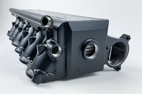 CSF Gen 2 B58 Race X Charge-Air-Cooler Manifold - Thermal Black Finish 8400B