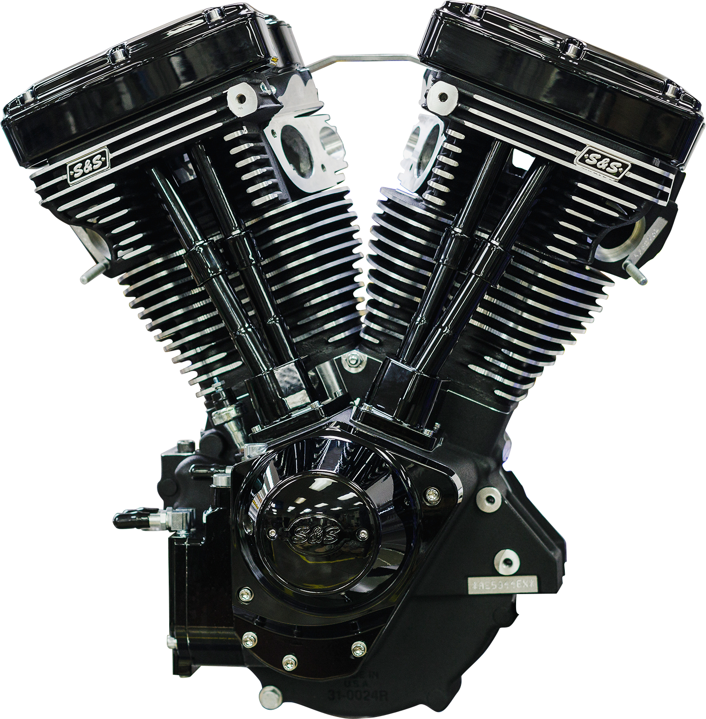 S&S CYCLE V124 Series Black Edition Long Block Engine without Induction/Ignition 310-1158