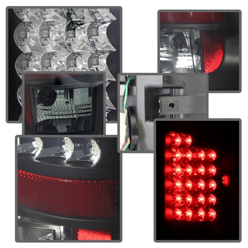 Spyder Dodge Ram 02-06 1500/Ram 2500/3500 03-06 LED Tail Light Black Smoke ALT-YD-DRAM02-LED-BSM 5078094