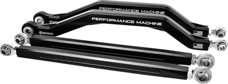 PM OFF-ROAD Radius Rod - High Clearance - Honda Talon - Black Contrast Cut 0222-2004-BM
