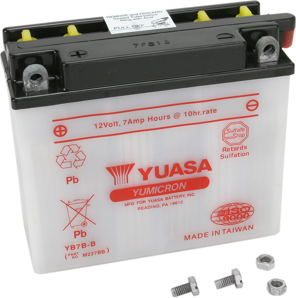YUASA Battery - YB7B-B YUAM227BB