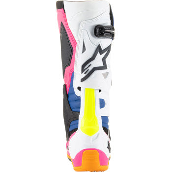 ALPINESTARS Daytona Coast Limited Edition Tech 10 Boots - White/Blue/Pink - US 12  2010020-2014-12