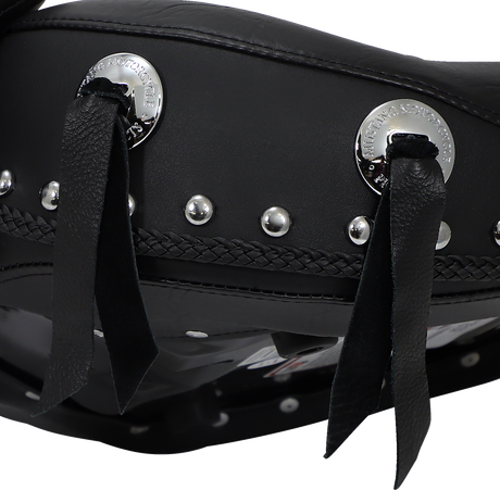 MUSTANG Wide Studded Seat - Dyna '04-'05 75109