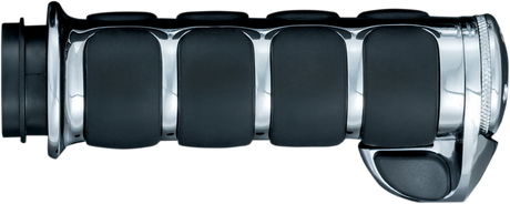 KURYAKYN Grips - ISO® - Throttle Boss - Chrome 6228