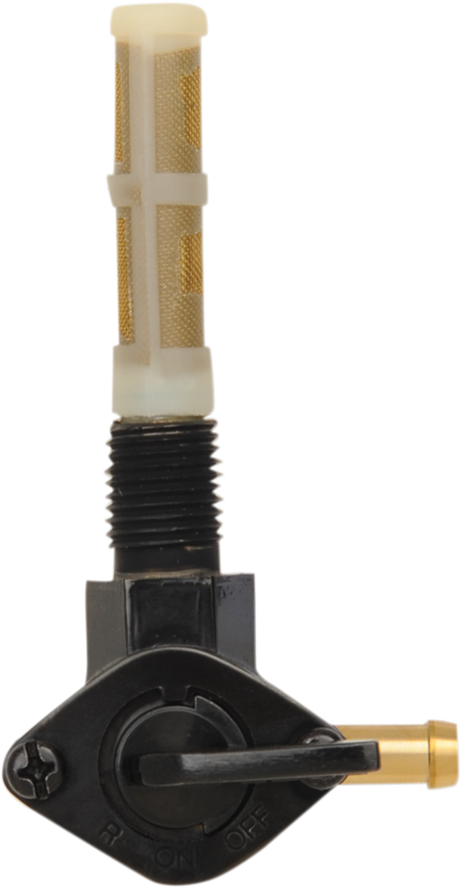 DRAG SPECIALTIES Llave de purga de 90 grados - Negro - 1/4" NPT T03-0075RB