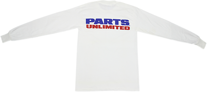 Parts Unlimited Logo Long-Sleeve T-Shirt - White - 2xl Pre121xxl