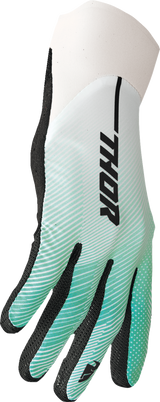 THOR Agile Tech Gloves - White/Teal - Large 3330-7210