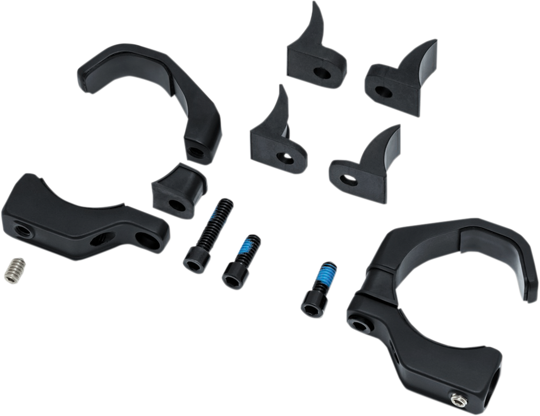 KURYAKYN Pipe Wrench Fork Mounts - Black 2580