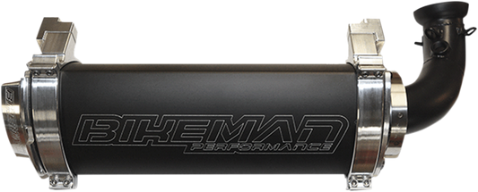 BIKEMAN PERFORMANCE RZR RS1 Muffler - Black 17-320-SB