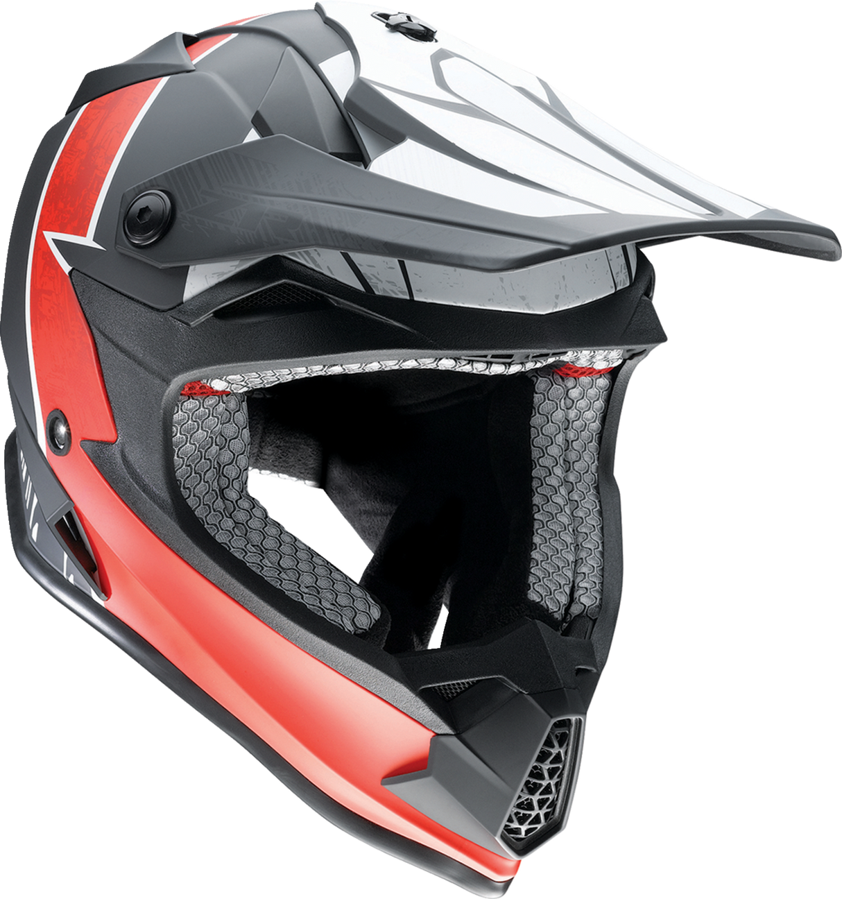 Z1R Youth F.I. Helmet - Fractal - MIPS - Matte Black/Red - Small 0111-1517