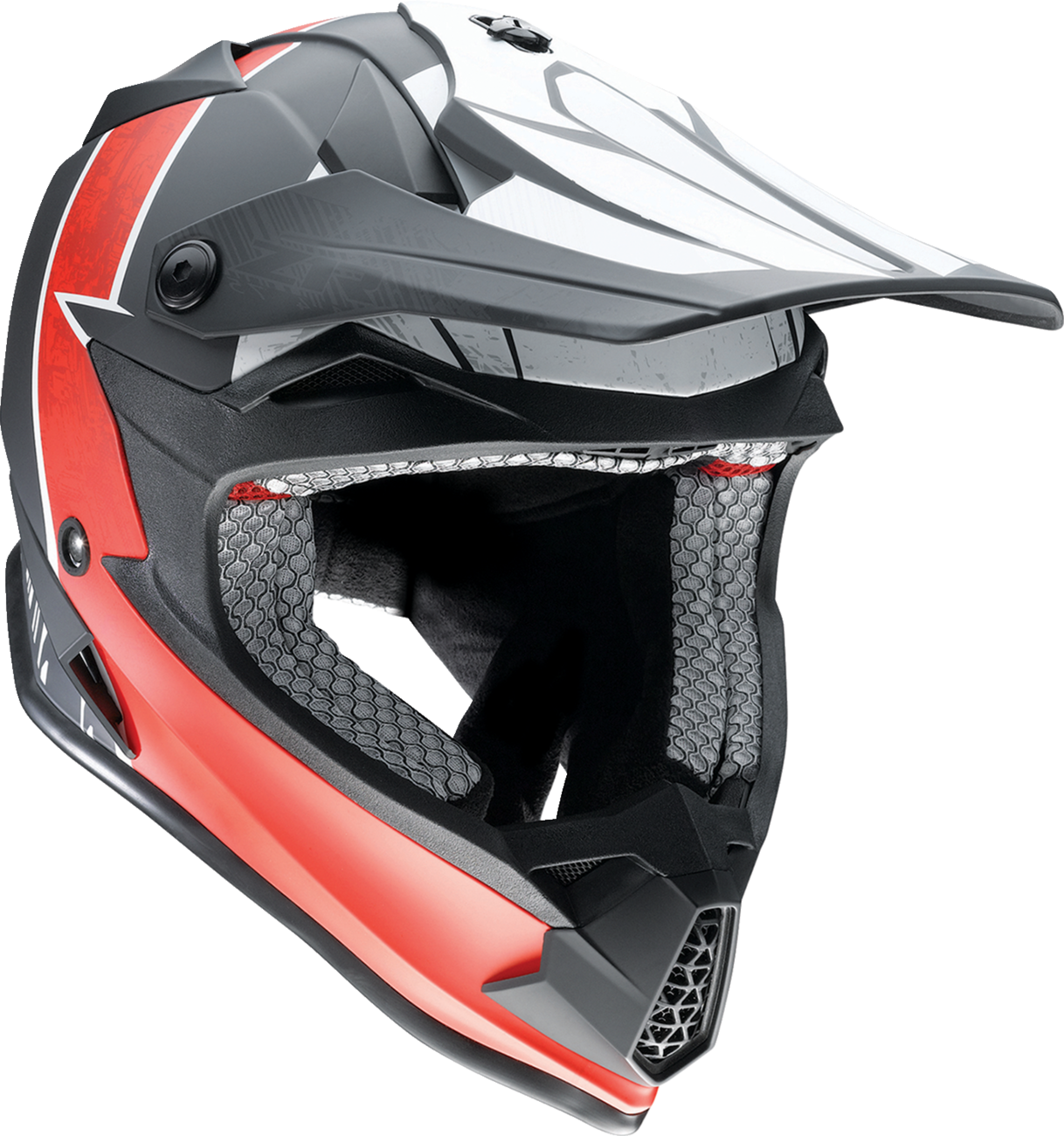 Z1R Youth F.I. Helmet - Fractal - MIPS - Matte Black/Red - Small 0111-1517