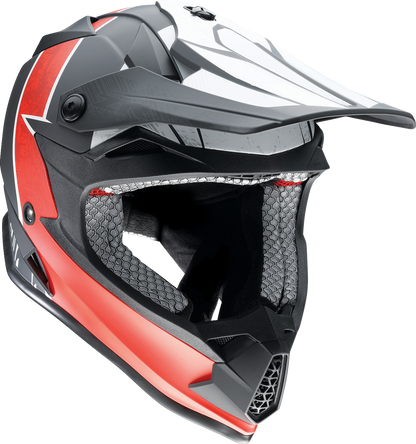 Z1R Youth F.I. Helmet - Fractal - MIPS - Matte Black/Red - Small 0111-1517