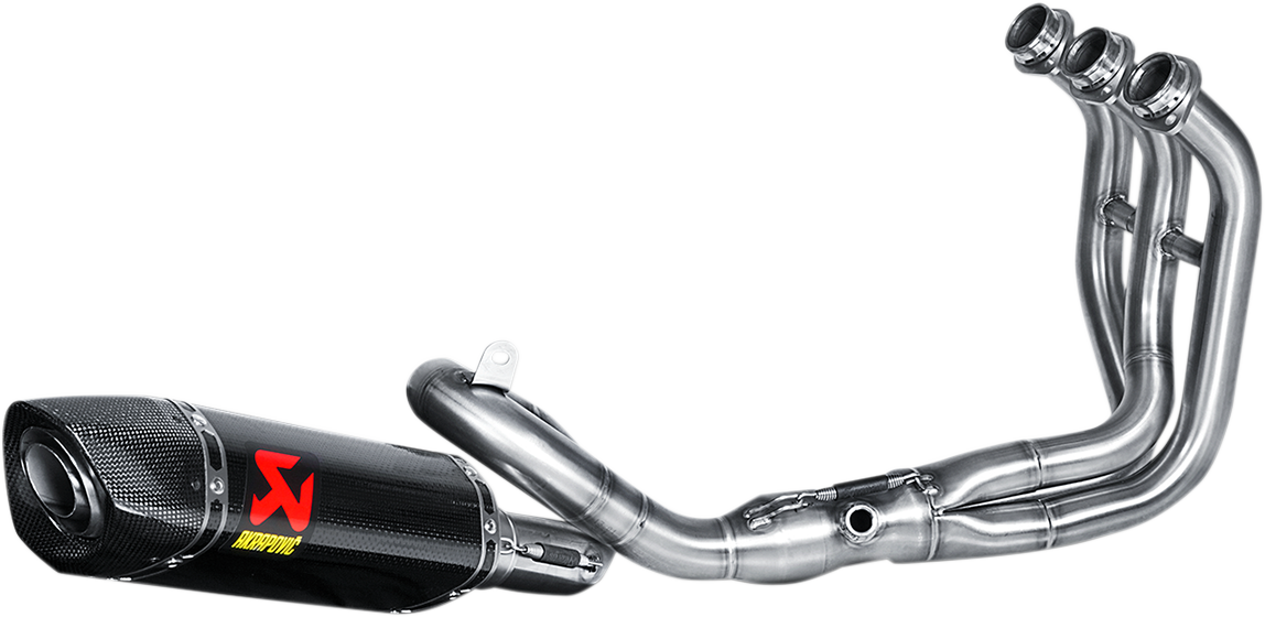 Escape de carrera AKRAPOVIC de acero inoxidable/fibra de carbono MT-09/FZ-09/XSR 900 2014-2020 S-Y9R2-AFC 1810-2216 