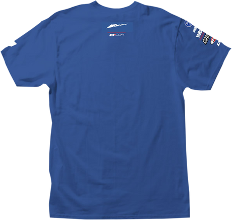 D'COR VISUALS Yamaha Racing T-Shirt - Blue - Large 80-118-3