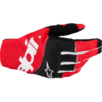 ALPINESTARS Techstar MX Gloves - Black/Bright Red - Medium  3560125-1303-M