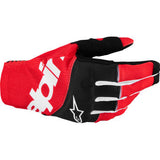 ALPINESTARS Techstar MX Gloves - Black/Bright Red - Small 3560125-1303-S