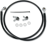 DRAG SPECIALTIES Línea de freno - Delantero (superior) - Negro 660313-BLK