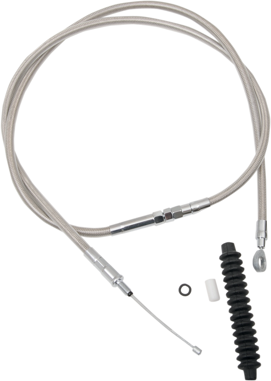 DRAG SPECIALTIES Clutch Cable - Braided 5322303HE