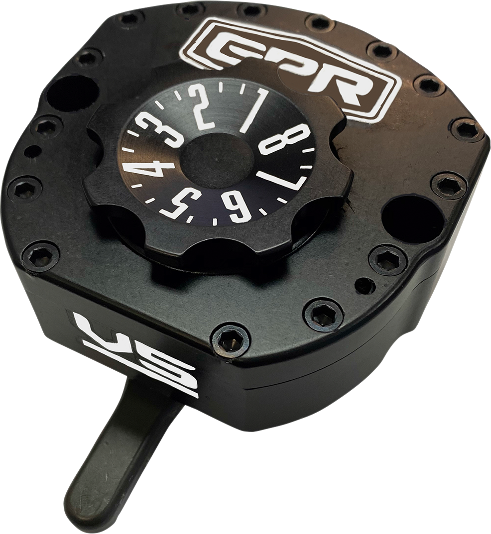 GPR V5-S Steering Damper - Black - R1 5-5011-4004K