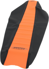 SDG Pleated Seat Cover - Orange Top/Black Sides 96340OK