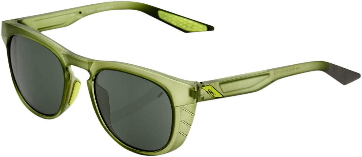 100% Slent Sunglasses - Olive - Gray Green 61035-296-74