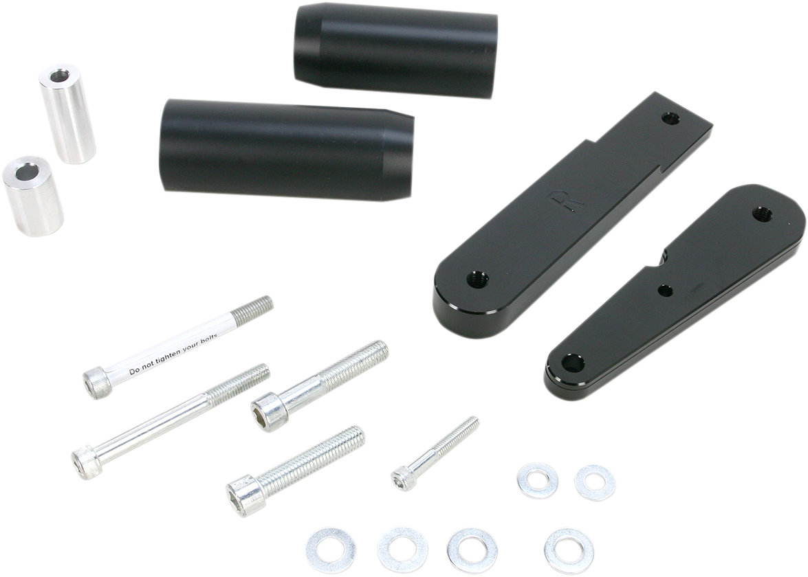 POWERSTANDS RACING Frame Sliders - Black - Kawasaki - Ninja EX650R 04-00921-02