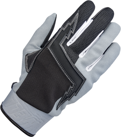 BILTWELL Baja Gloves - Gray - 2XL 1508-1101-306