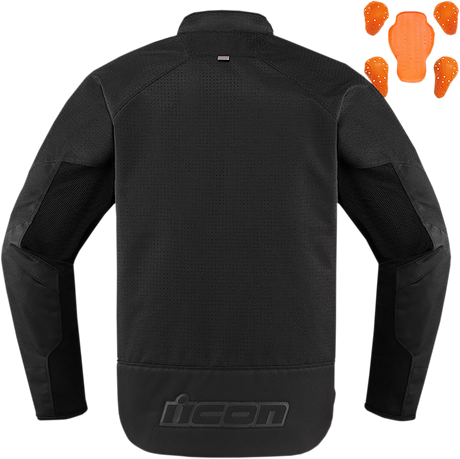 ICON Hooligan Perf Jacket - Stealth - Small 2820-5275