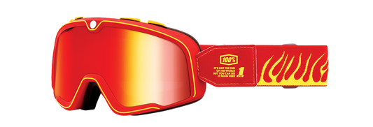 100% Barstow Goggles - Death Spray - Red Mirror 50000-00011