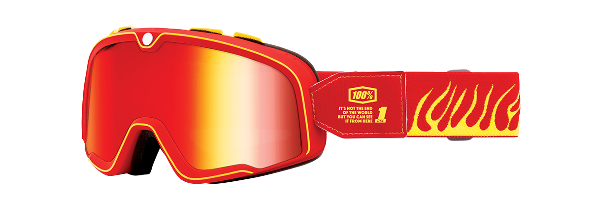 100% Barstow Goggles - Death Spray - Red Mirror 50000-00011