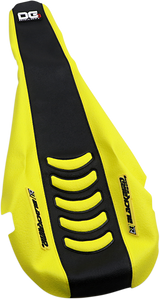 BLACKBIRD RACING Double Grip 3 Seat Cover - Black/Yellow - Suzuki 1330HUS