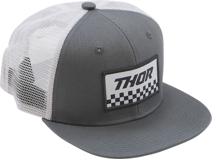 THOR Checker Hat - Gray/White 2501-3994