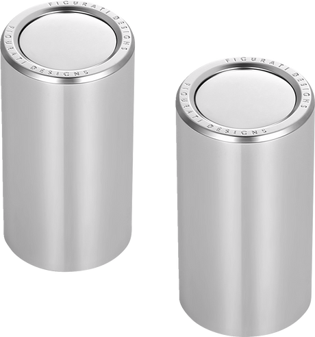 FIGURATI DESIGNS Docking Hardware Covers - Long - Stainless Steel FD60-DC-2545-SS