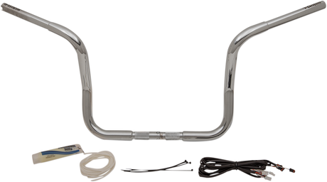 FAT BAGGERS INC. Handlebar Kit - Rounded Top - 12" - Chrome 909512