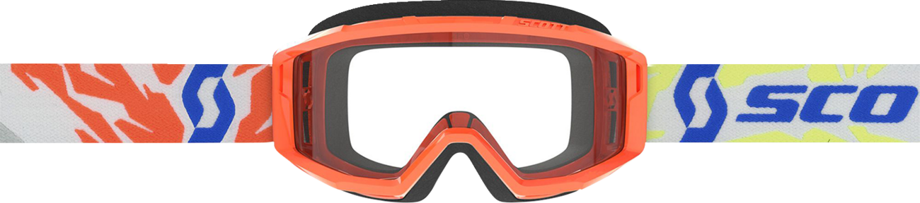 SCOTT Youth Primal Goggles - Orange - Clear 4030260036043