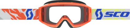 SCOTT Youth Primal Goggles - Orange - Clear 4030260036043