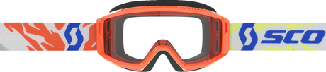 SCOTT Youth Primal Goggles - Orange - Clear 4030260036043