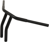 DRAG SPECIALTIES Manillar - Barra en T - Buffalo - 10" - TBW - Negro 8 1/4" PULLBACK 0601-4278