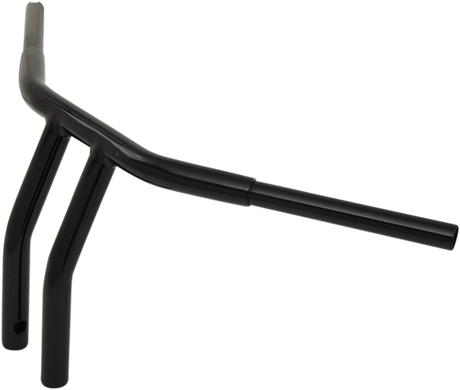 DRAG SPECIALTIES Manillar - Barra en T - Buffalo - 10" - TBW - Negro 8 1/4" PULLBACK 0601-4278