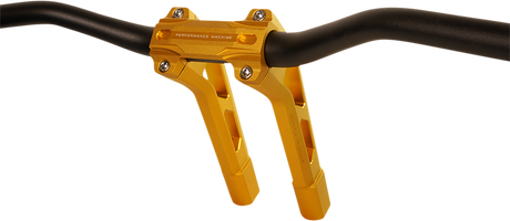 PERFORMANCE MACHINE (PM) Handlebar Assembly - Internal Wiring - Gold Ops 0208-2187M-SMG
