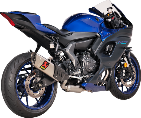 AKRAPOVIC Exhaust System - Racing Line - Titanium YZF-R7 2022-2024 and 2025  S-Y7R12-APT 1810-3053