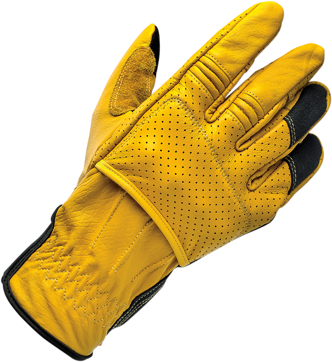 BILTWELL Borrego Gloves - Gold/Black - XL 1506-0701-305