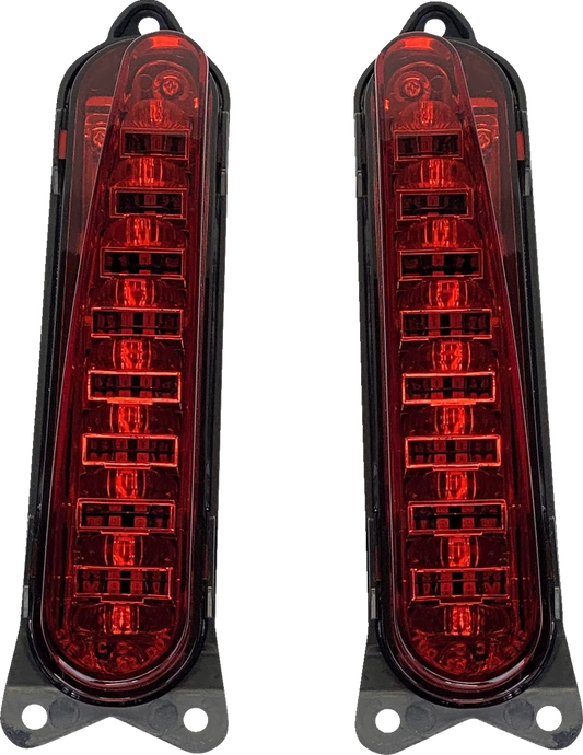 CUSTOM DYNAMICS LED Taillight - Run/Brake/Turn - Red PB-13-CVO-R