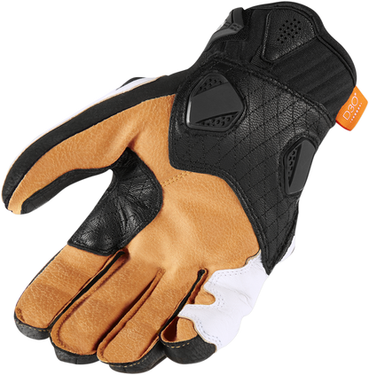 ICON Hypersport™ Short Gloves - White - XL 3301-3554