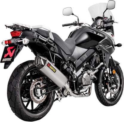 AKRAPOVIC Race Exhaust - Stainless Steel/Titanium V-Strom 650 2017-2023 S-S6R9-WT 1810-2571